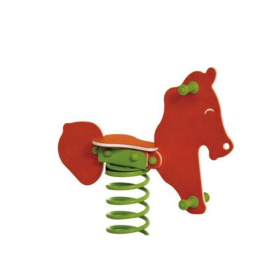 China Ride on Rocking Ride Toddler Wooden Toddler Children Baby Rocking Horse Kids Toy Smiling Pony Kiddie Ride for sale