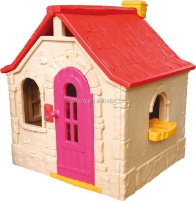 China Eco-friendly Simple Outdoor Playground Amusement Park Game With Game House For Kids Indoor Playground Plastic Playground for sale