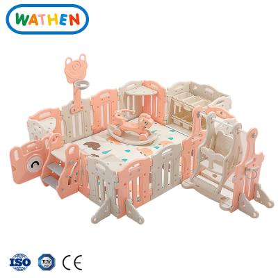 China 3-6 Years Safety Kids Plastic PE Play Yard Indoor Baby Playpen Fence Other Baby Toys 0-24 Months CE Unisex for sale