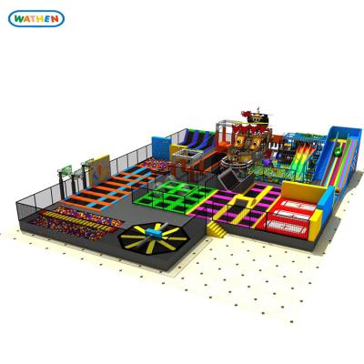 China Amusement Grades Cheap Large Professional Bungee Trampoline Indoor Trampoline Park For Sale for sale