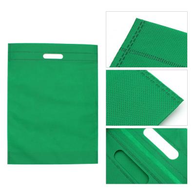 China 100% Eco-Friendly Reusable Promotion D-Cut Foldable Nonwoven Shopping Bags for sale