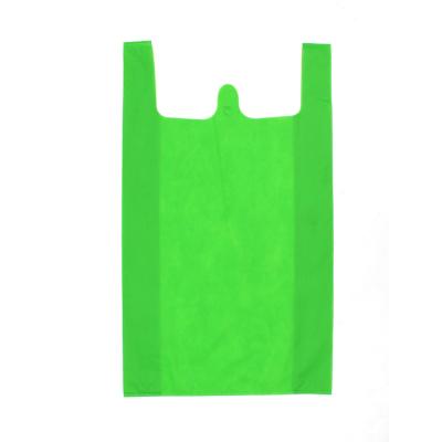 China Aseptic PP Supermarket Invest Non Woven Flat Shopping Packaging Bag for sale