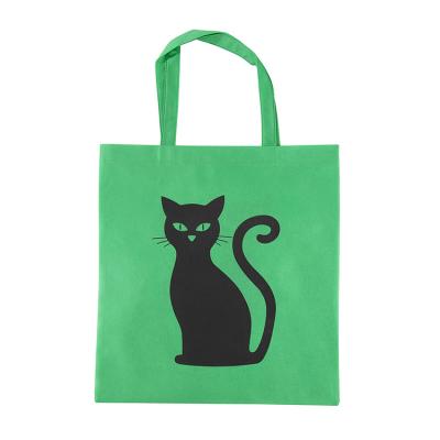 China Cartoon Cat Design Handled High Quality Nonwoven Shopping Bag for sale