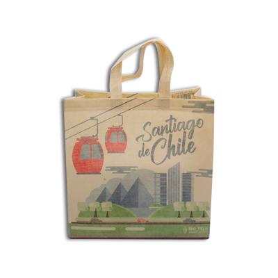 China Portable Wholesale Non Woven Fabric Box Handle Biodegradable Shopping Bag for sale