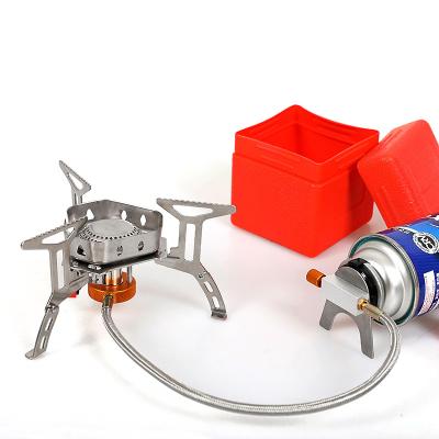 China HALIN HK360 PICNIE Manual OUTDOOR CAMPING STOVE SPLIT BUENER WINDPROOF PORTABLE STOVE LONG GAS TANK CONNECT STAINLESS STEEL STOVE for sale