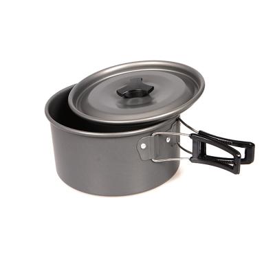 China HALIN GAS COOKER DS-300-2 CAMPING POT COOKWARE MEDIUM SINGLE MEDIUM PICNIC POT PICNIC ALUMINUM FOLDABLE PICNIC OUTDOOR PORTABLE MEDIUM POT for sale