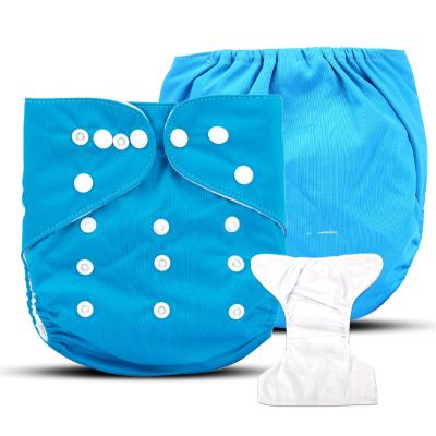 China Reusable Baby Solid Instant Diaper Double-Row Printed Adjustable Leakproof Panel For Babies Diaper for sale