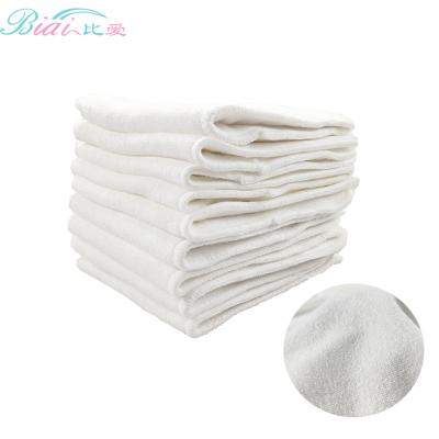 China 4 Layer Diaper Inserts Super Bamboo Washable Reusable Water Absorbent Liners Material Diapers for sale