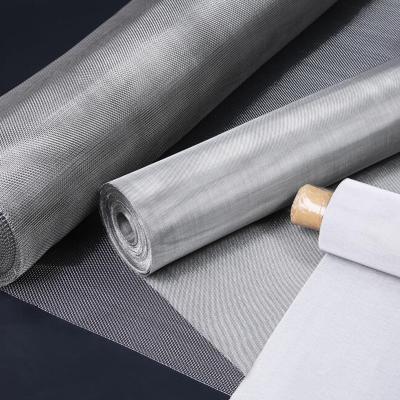 China High Quality Plain Weave Stainless Steel Wire Mesh Stainless Steel Security Window Screen for sale