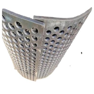 China Factory Thick-plate Curved Mine Screen Plate Ore Screening Mechanical Equipment Protective Cover Ventilation Plate Mesh p for sale