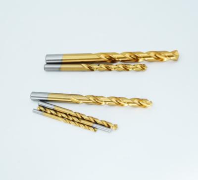 China Titanium Metal Drilling M2 Straight Shank Hss Twist Drill Bit For Metal Stainless Steel Iron for sale