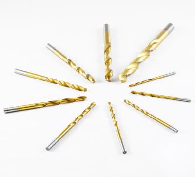 China Hss M42 M2 Titanium Coating Straight Shank Torsion Drill Bits Metal Drilling Torsion Drill Bits for sale