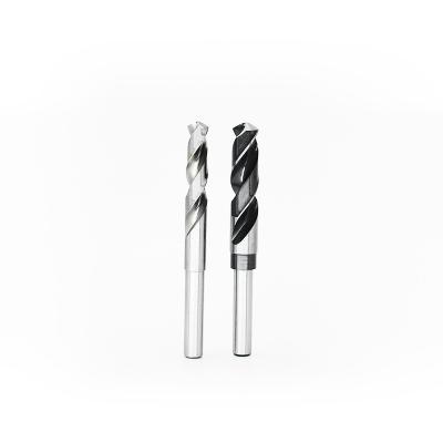 China Metal Drilling Reduced Shank HSS 4341 Silver And Shank Torsion Deming Reduced Drill Bits For Metal Drilling for sale