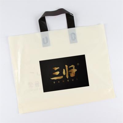 China BIODEGRADABLE 100% Biodegradable Packaging Plastic Shopping Bag Making Plastic Bag Making MachinePlastic Carry Bag for sale