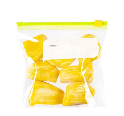 China Moisture Proof Transparent Plastic Bag Slider Bag Made In China for sale