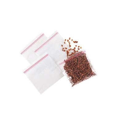 China Recyclable Professional Food Grade Resealable Zipper Bags Clear Food Supplier Zipper Bags for sale