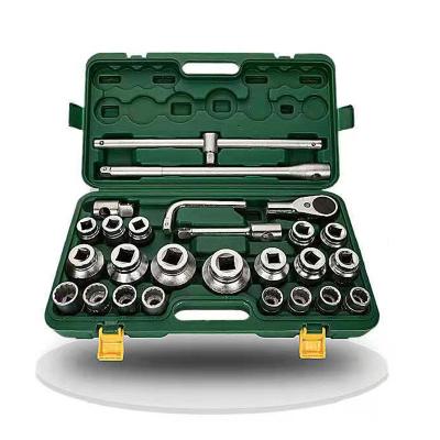 China Auto Repair 26pcs in 1 Set DIY Tools Heavy Duty Socket Ratcheting Socket Wrench for sale