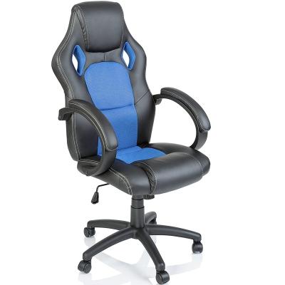 China (Size) PU Style Design Adjustable Executive Swivel Padded Leather Office Chair Racing Gamer for sale