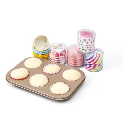 China Hot Sale 1000pcs Disposable Mini Kitchen Paper Cake Cup Utensils Muffin Cake Baking Store for sale