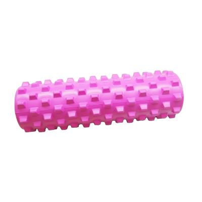 China Wholesale Custom Blue Logo Gym Exercise Equipment Solid Pilates Yoga Foam Roller For Muscles 33CM/45CM for sale