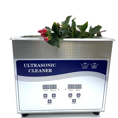 China Industrial Ultrasonic Cleaner 6L Dentures Ultrasonic Cleaner 40khz Digital Cleaning Machine for sale