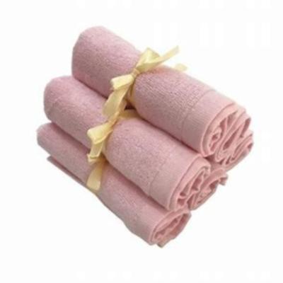 China Sustainable Hot Sale High Quality 100% Organic Bamboo Baby Face Washcloth Towel Set for sale