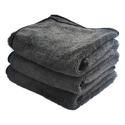 China Microfiber Car Cleaning Cloth/Towel Absorbent Quick Dry And High Pile Absorbent Cleaning Towel for sale