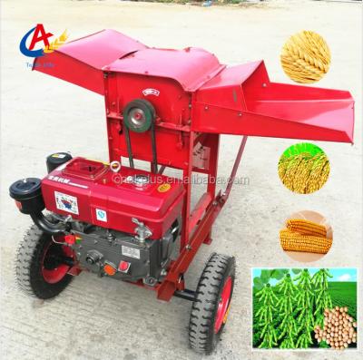 China Mini 5ny-45 type wheat thresher /soybean/corn thresher/rice soy bean thresher Rice thresher for sale