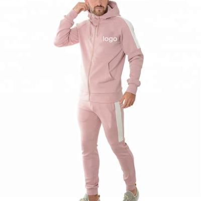 China High Quality Custom Logo Viable 2 Piece Training Suits Tracksuit Wear Plain Sweatpants And Hoodie Jogging Set For Men for sale