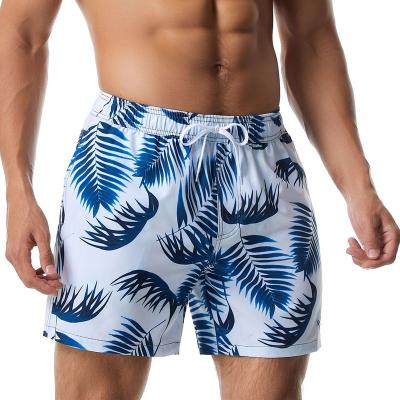 China Anti-Wrinkle Men's Beach Sublimation Print Pants Summer Two Quarter Ways Stretch Quick Dry Surf Board Shorts for sale