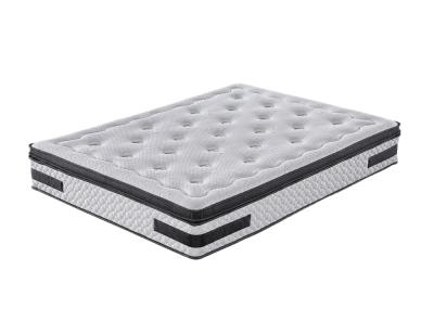 China Fashionable Hypoallergenic Top Box Vacuum Compressed Pocket Spring Mattress for sale