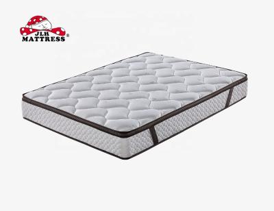 China Hypoallergenic Hot Seller Euro Bedroom Furniture Queen Size Top Rolled Pocket Spring Mattress for sale