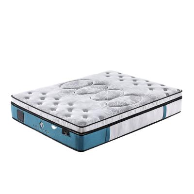 China Hypoallergenic Gel Memory Foam Topper Bedding Double Layers Pocket Box Spring for sale