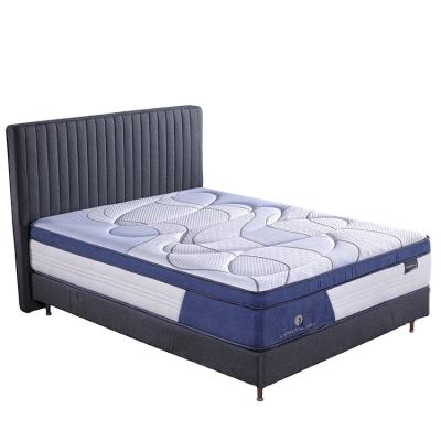 China Hypoallergenic Latex Sleeping Bed 100% Natural Euro Top Pocket Spring Mattress With Package for sale