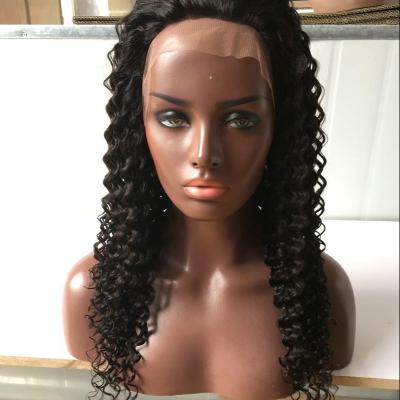 China 100% Virgin Peruvian Colored Curl Lace Front Human Hair 13x4inch Wig for sale