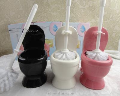 China New Style Viable Colorful Ceramic Toilet Brush Holder Toilet Brush Holder Set for sale