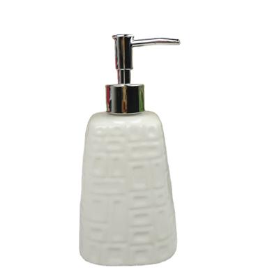 China Foam Soap Dispenser Customized Designs Ceramic Soap Dispenser Bath Set for sale