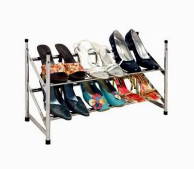 China Shoes storing rack metal display stands floor rack shelf for sale