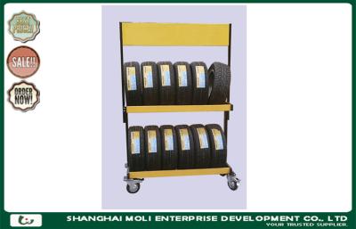 China Foldable steel rolling tire storage rack for warehouse stacking rack for sale