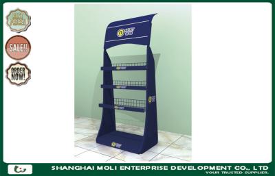 China Custom 4 tier commercial display racks wire display stands for greeting card for sale