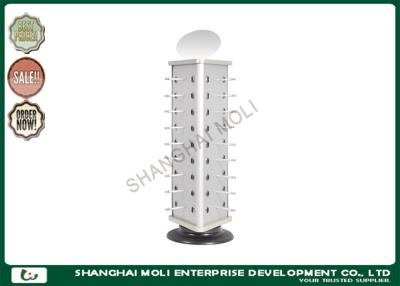 China Revolving counter small glasses display rack with mirror in shop supermarket for sale