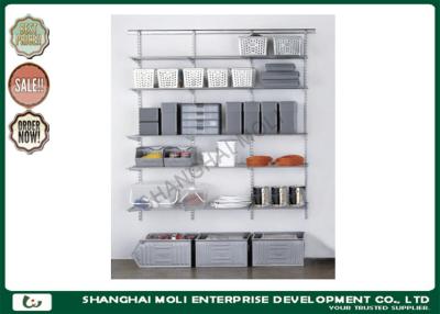 China Metal Wire deck longspan storage rack , Shelf Storage Unit Zinc or Chrome plated for sale