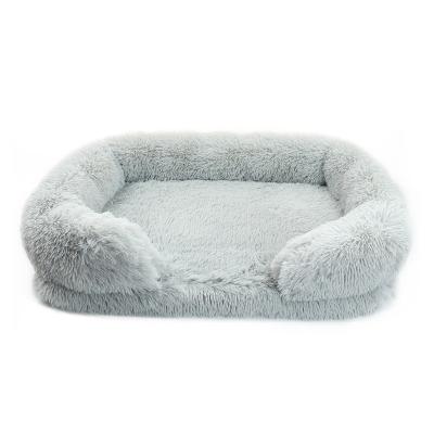 China Waterproof Plush Soft Indoor Use Pet Sofa For Small Medium Large Dog for sale