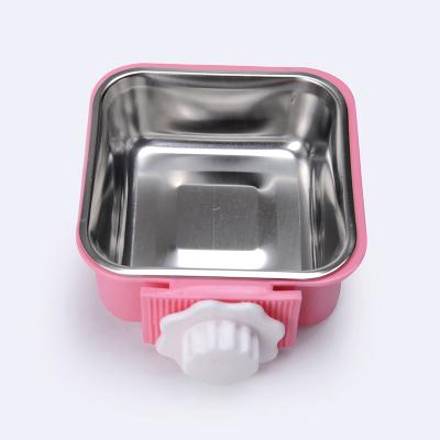 China Sustainable Cheap Different Sizes Stainless Steel Single Pet Food Bowl for sale