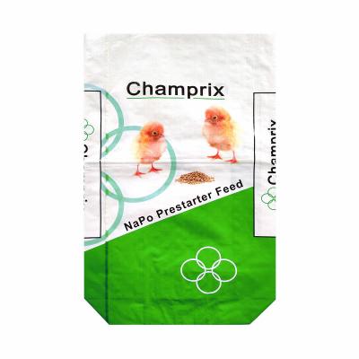 China Bopp Animal Feed Bags 20kg 25kg 50kg Deer Cattle Laminated Plastic PP Woven Bag for sale