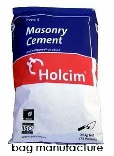 China Cement Packing Woven PP Bags 50kg Empty Plastic Poly Woven Sacks Custom for sale