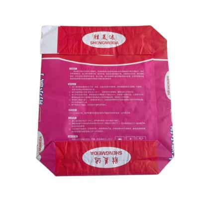 China 2 Ply 90GSM Paper & 1 Ply Film Cement Packing Bags For 20kg 25kg Tile Adhesive Tilebond Putty for sale