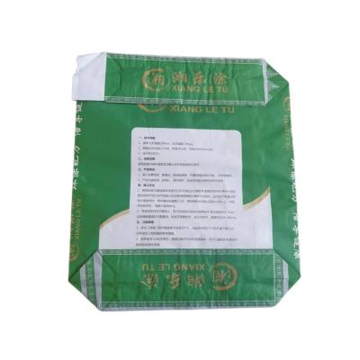 China 2 ply 90GSM Paper Cement Packaging Bags 50kg Block Bottom Customized for sale