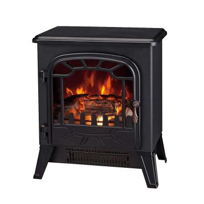 China Home Decorative Freestanding Log Flame Stove Free Heating Electric Fireplace for sale