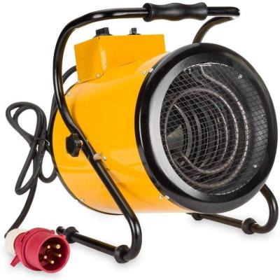 China Electric Tube Heater Element 3KW 5KW 9KW Round Air Fan Service Industrial Space Heater For Commercial And Industry Use for sale